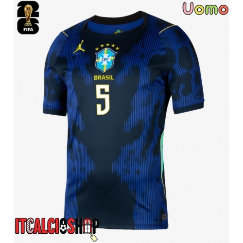 Brasile Casemiro #5 Seconda Maglia Mondiali 2026 Manica Corta